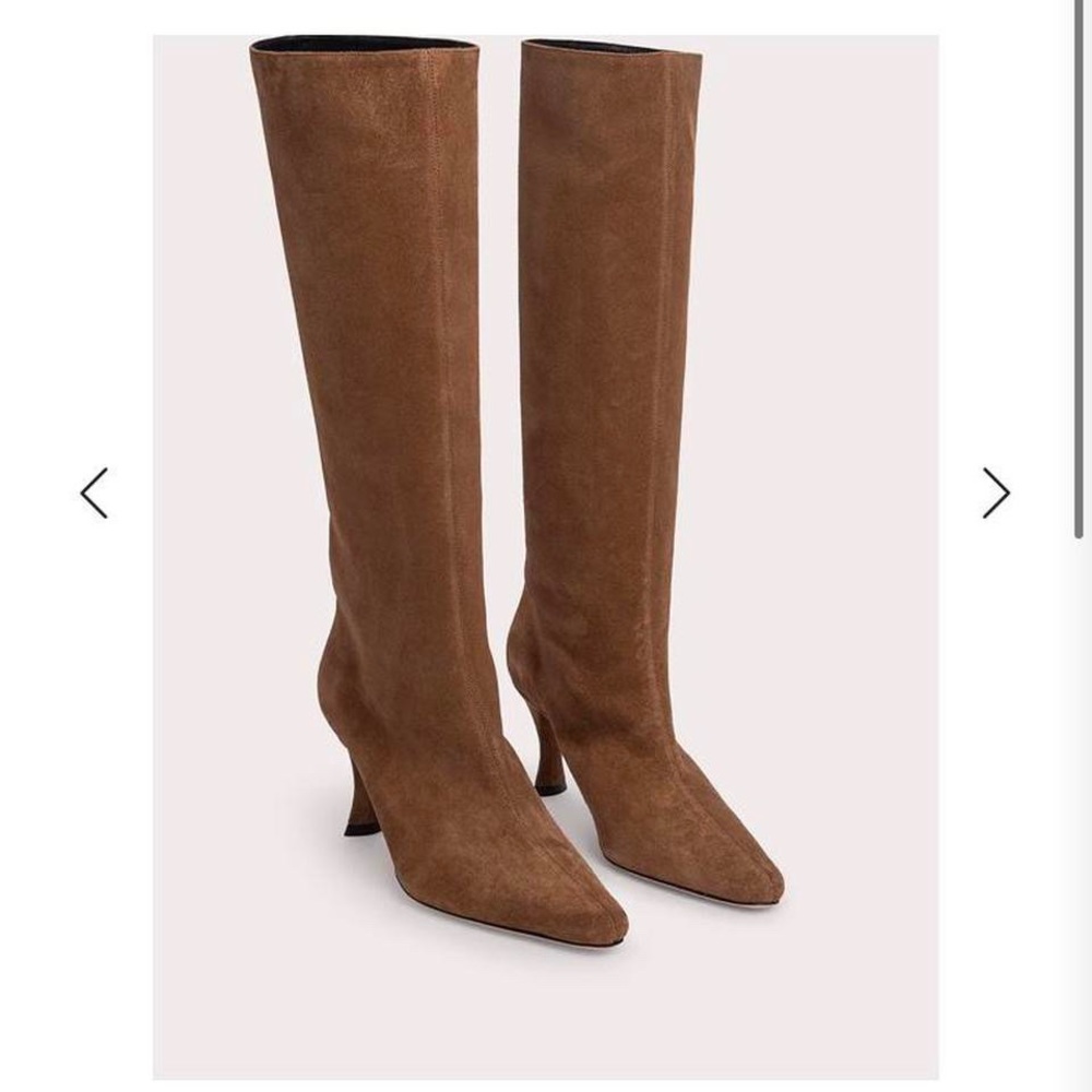 By far stevie boots in brown suede